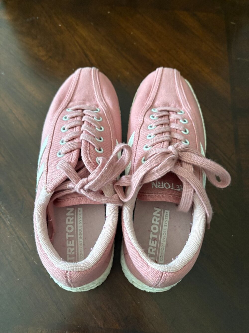 Tretorn - Pink and White Size 6